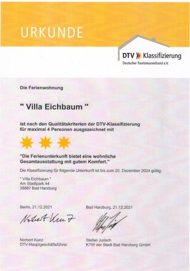 Ferienwohnung: Villa Eichbaum Bad Harzburg Dış mekan fotoğraf